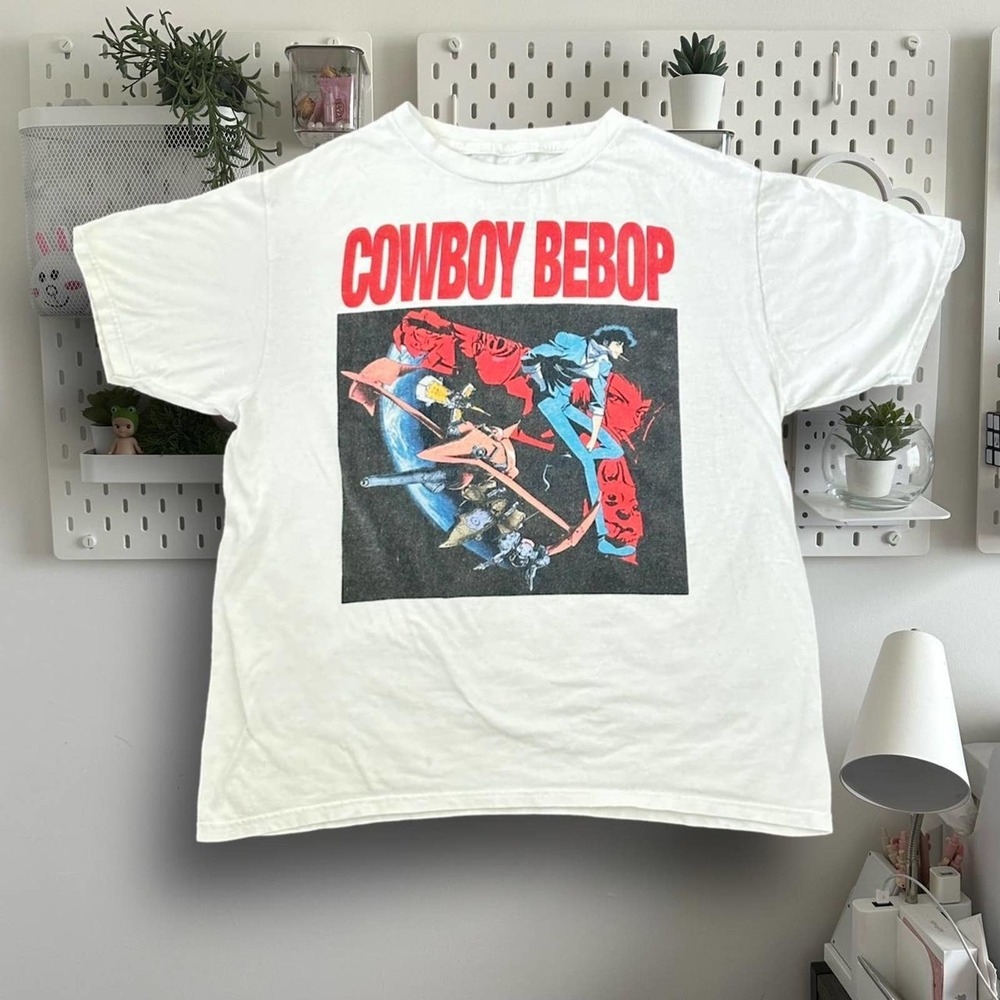 Y2k old anime cowboy bebop shirt